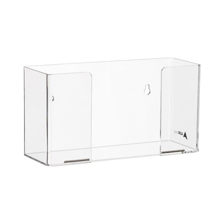 Alpine Industries Acrylic Glove Dispenser, Single Box Capacity ALP488-01-2pk